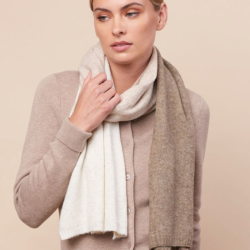 Tiger Tree - Scarf - Cream Hawthorn