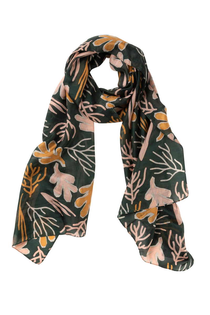 Indus - Deep Sea Silk Scarf Deep/San