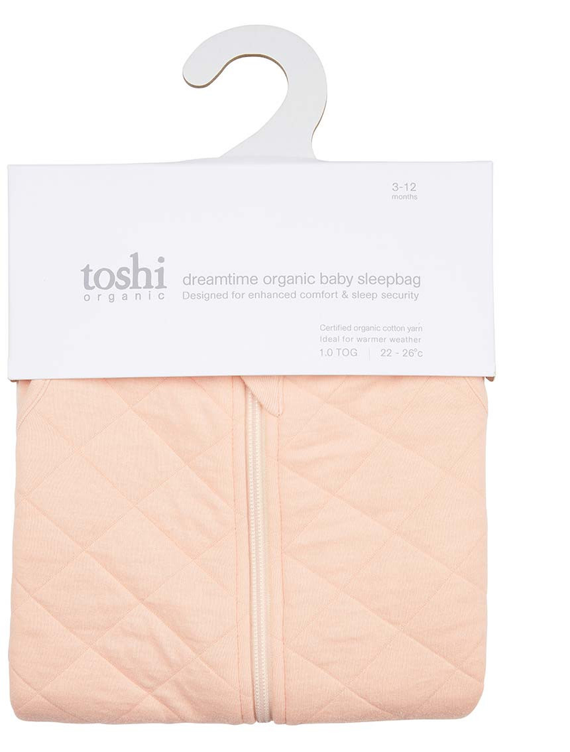 Toshi - Dreamtime Organic Sleepbag - Blush