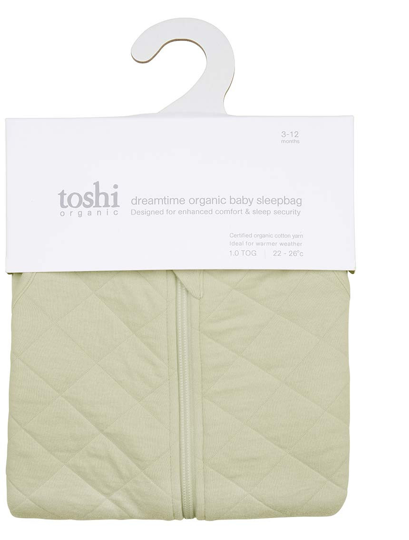 Toshi - Dreamtime Organic Sleepbag Sleevless - Thyme
