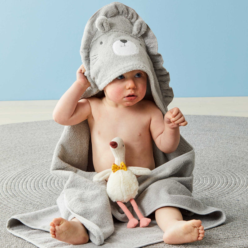 Nordic Kids-Edgar Lion Baby Hooded Towel