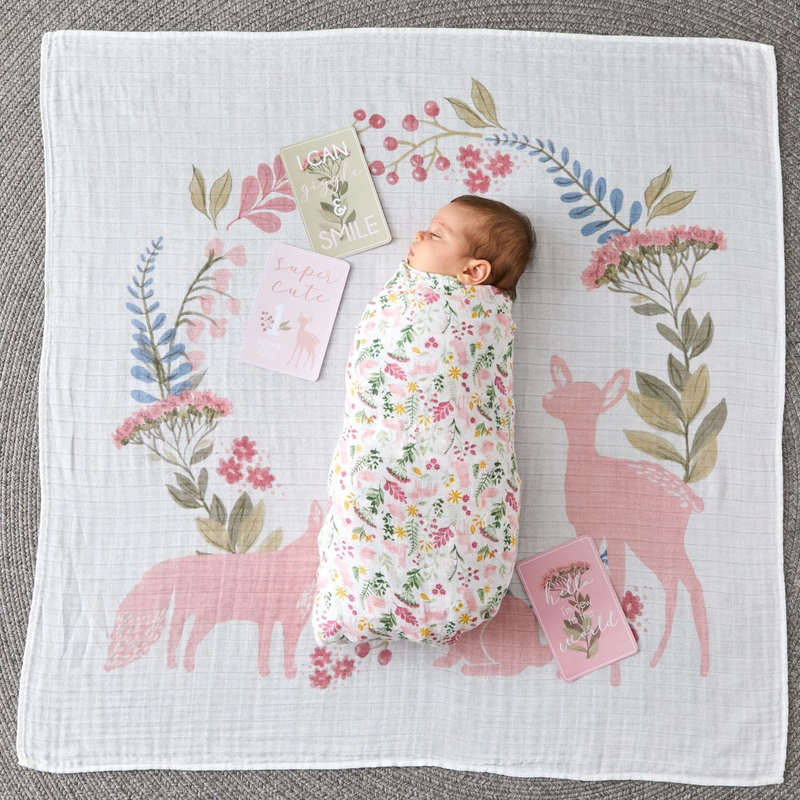 Jiggle & Giggle - Milestone Muslin Set - Earth Spirit