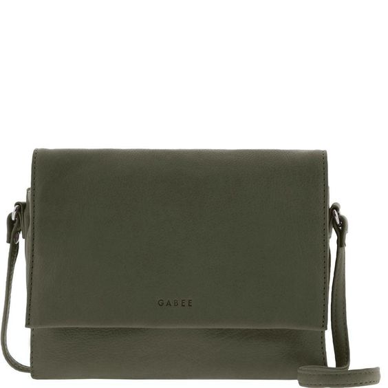 Gabee - Eloise Leather Crossbody Bag - Olive