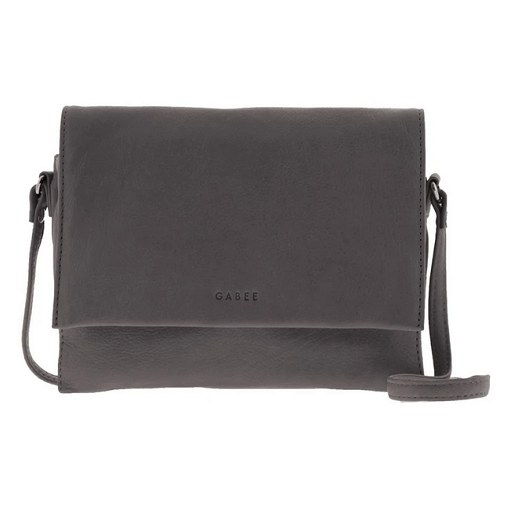 Gabee - Eloise Leather Crossbody Bag - Grey