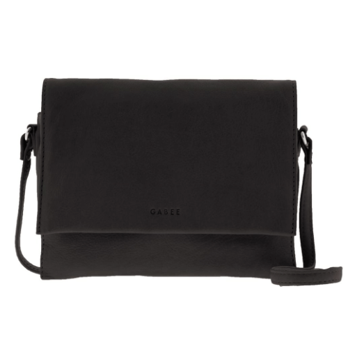 Gabee - Eloise Leather Crossbody Bag - Black