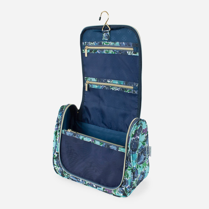 Tonic - Essential Hanging Cosmetic Bag - Flourish Blue