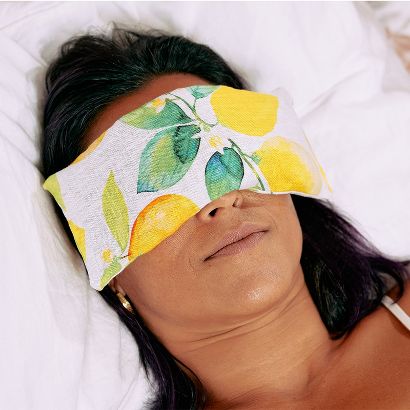 Annabel Trends - Linen Eye Rest Pillow - Amalfi Citrus