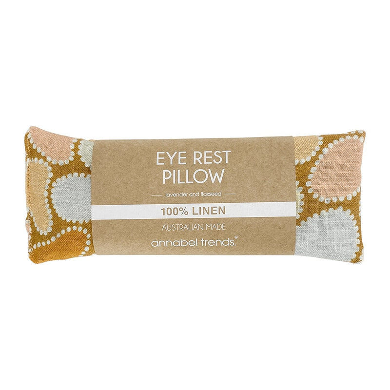 Annabel Trends - Linen Eye Rest - Heart Shaped Rock