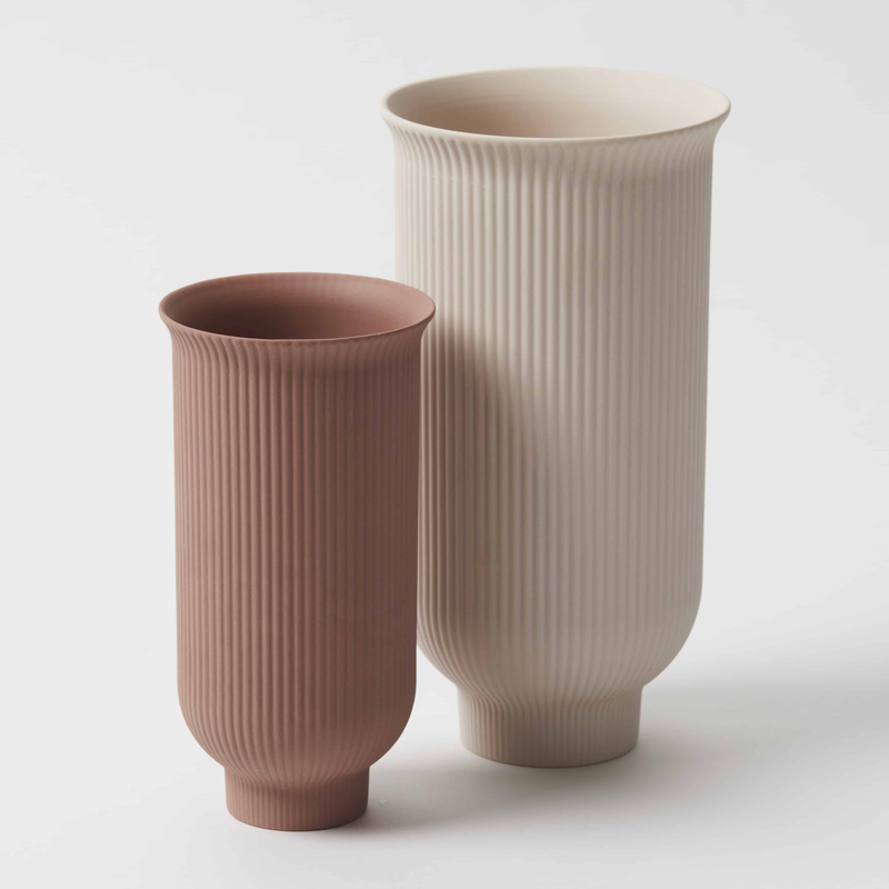 Pilbeam Living - Finn Vase - Rose Dust Small