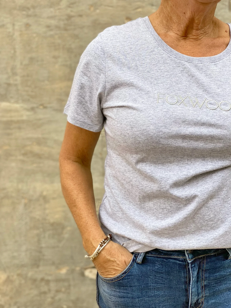 Foxwood - Foxwood Tee - Grey Marle