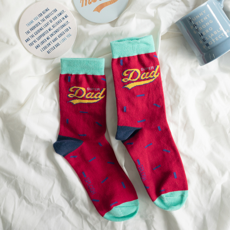 Splosh - Fathers Day Super Dad Socks