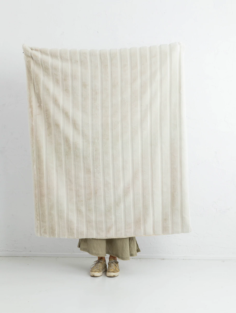 Holiday Trading & Co - Faux Fur Sherpa Blanket - Atmosphere