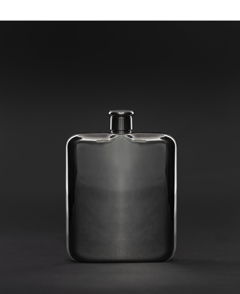 Davis & Waddell - Hip Flask 180ml Gunmetal