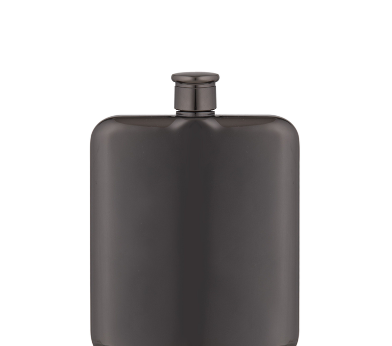 Davis & Waddell - Hip Flask 180ml Gunmetal