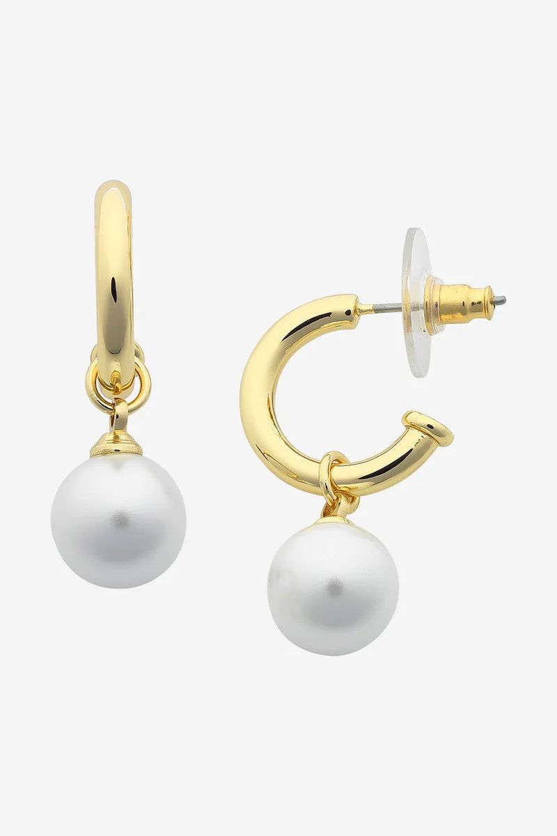 Liberte - EARRING - FLEUR GOLD PEARL