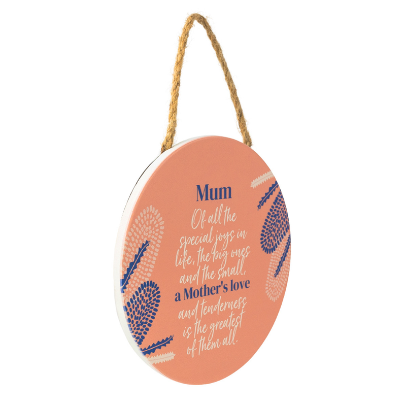 Splosh - Fleur Hanging Verse - Mum Love