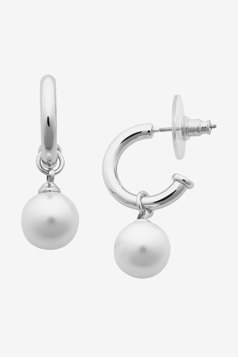 Liberte - EARRING - FLEUR SILVER PEARL