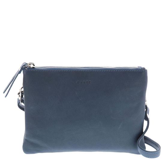 Gabee - Fulton Soft Leather Crossbody Bag - Denim