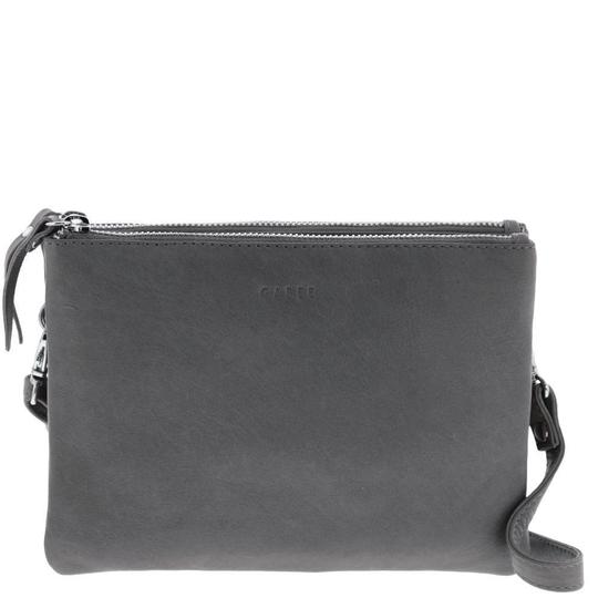 Gabee - Fulton Soft Leather Crossbody - Grey