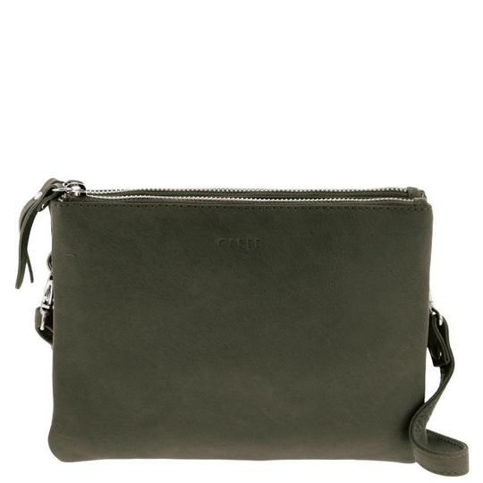 Gabee - Fulton Soft Leather Crossbody Bag - Olive