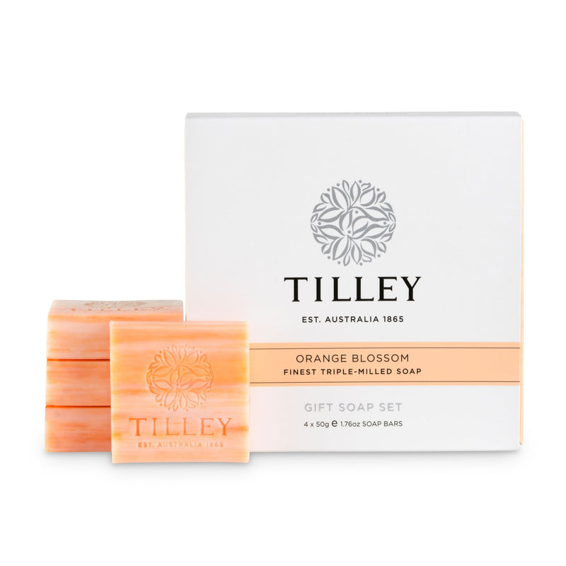 Tilley - Gift Soap Set - Orange Blossom 4 x 50g