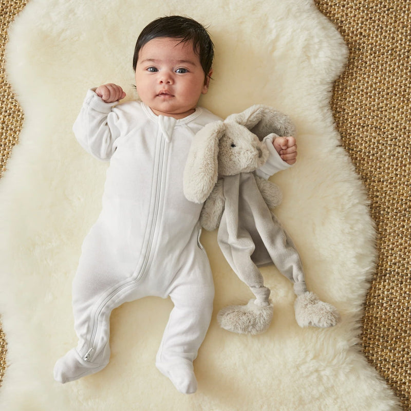 Jiggle & Giggle-Grey Bunny Comforter