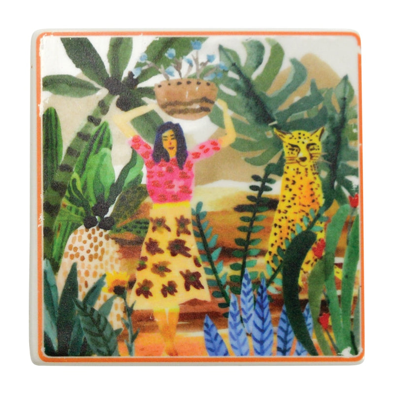 Annabel Trends - Gardens Of Babylon - Ceramic Coaster