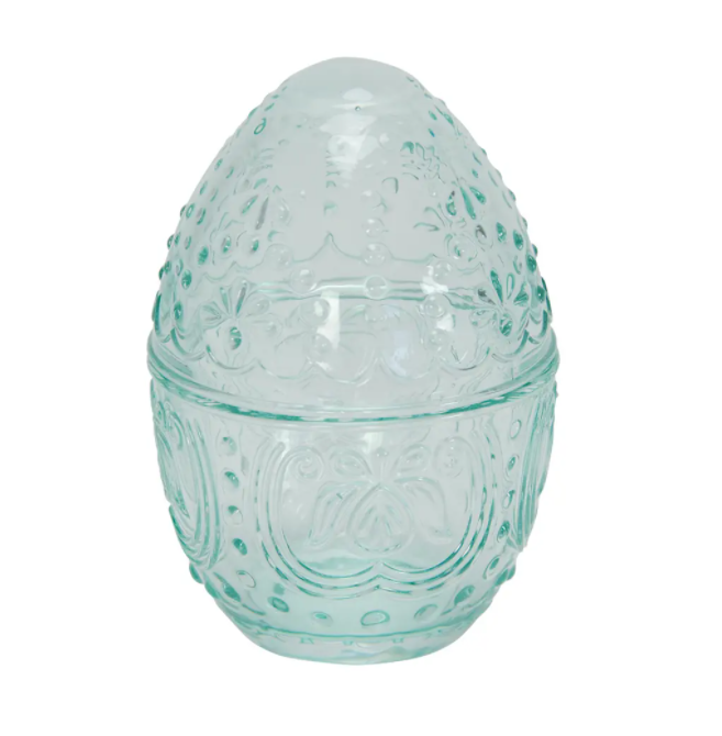 Glass Egg - Aqua