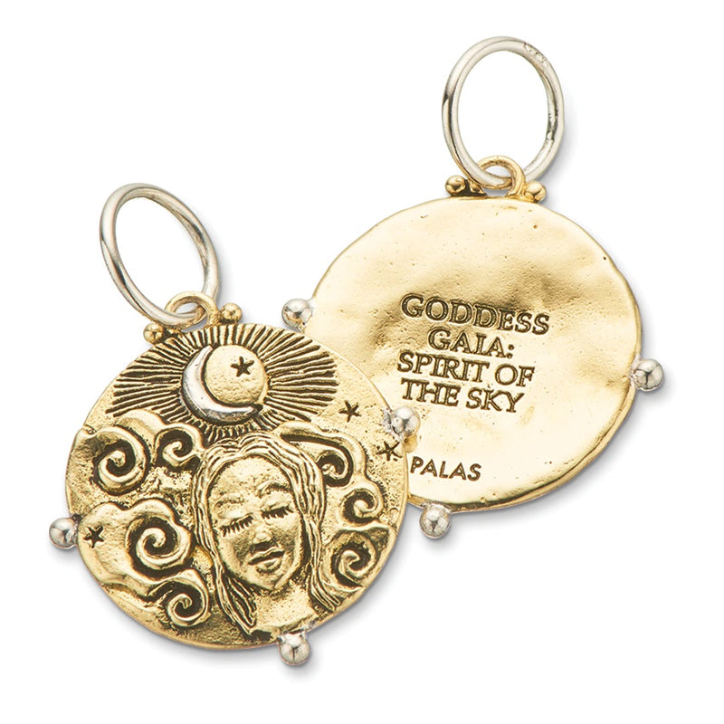 Palas - Goddess Gaia: Spirit of the Sky Charm