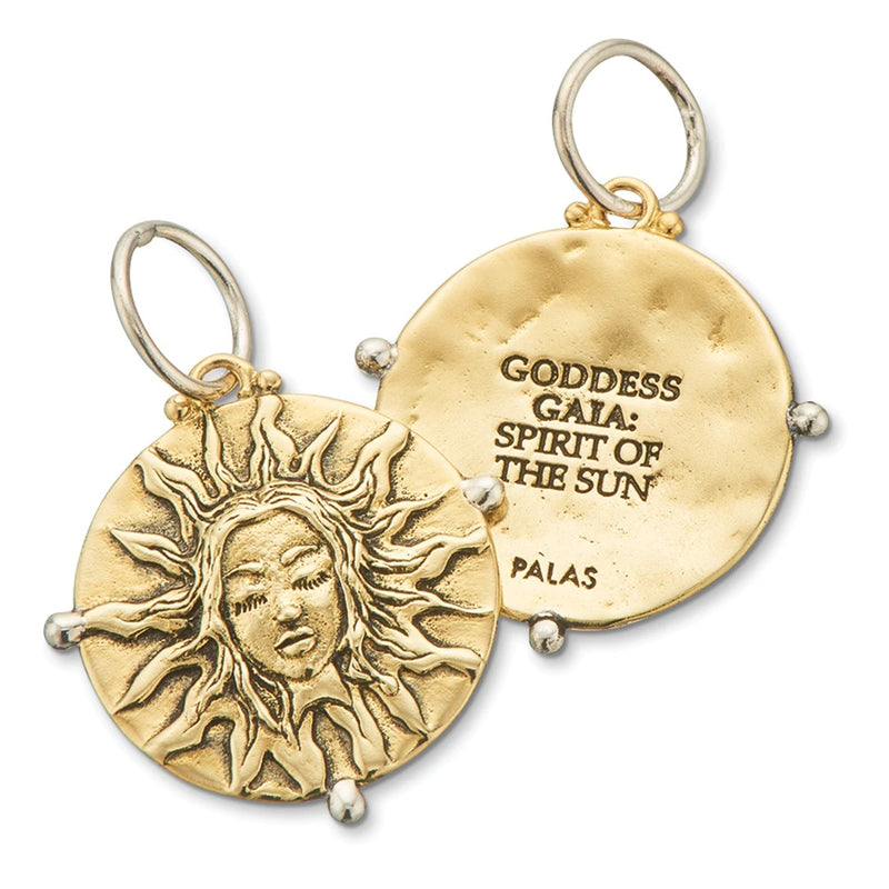 Palas - Goddess Gaia: Spirit of the Sun Charm