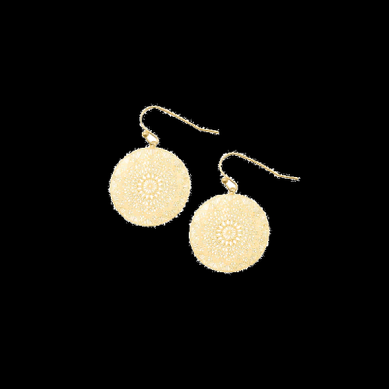Tiger Treen - Gold Mini Web Earrings