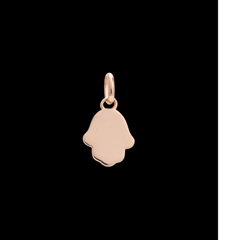 Kirstin Ash - Hamsa Hand Charm 18k Rose Gold Vermeil