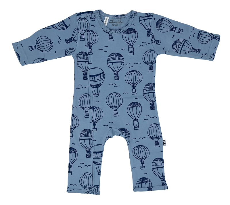 Emotion & Kids - Romper - Hot Air Balloon With Zip Long Leg