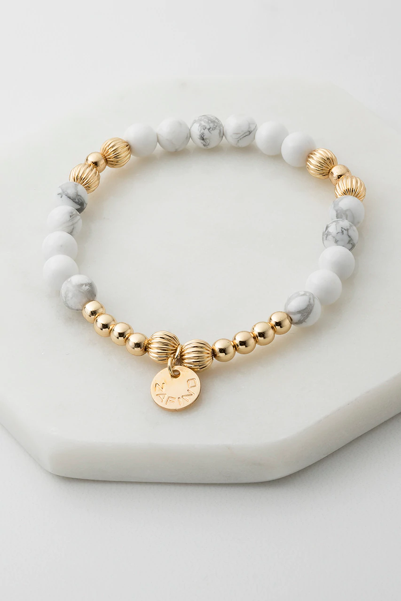 Zafino - Howlite Bead Bracelet