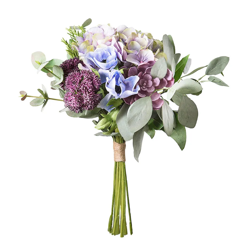 Florabelle - Hydrangea Mix Bouquet 40cm Lavender/Purple