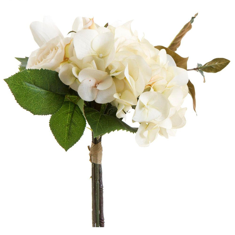 Florabelle - Hydrangea & Magnolia Bouquet 35cm Cream