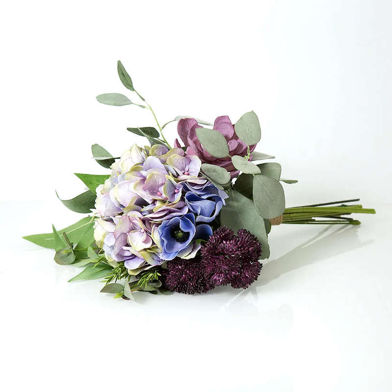 Florabelle - Hydrangea Mix Bouquet 40cm Lavender/Purple