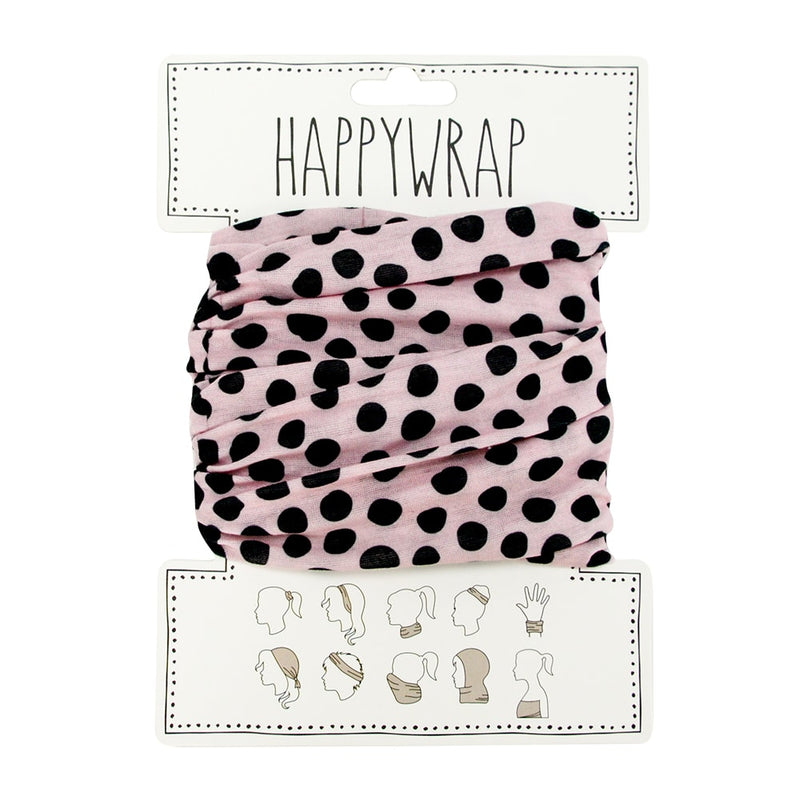 Annabel Trends - Happywrap Pink & Black Spot