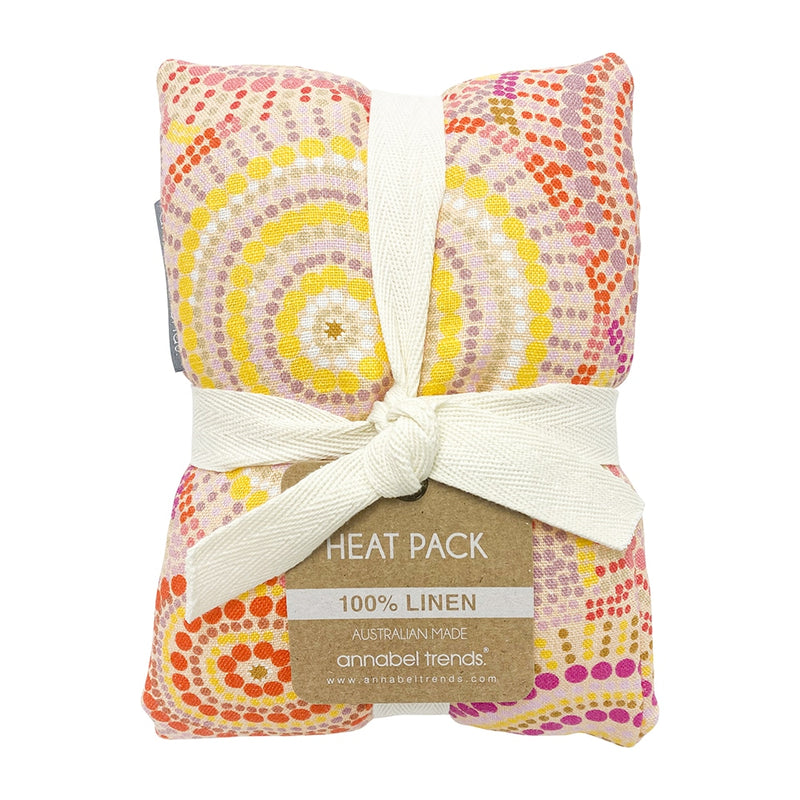 Annabel Trends - Linen Heat Pillow - Rainbow Spirit