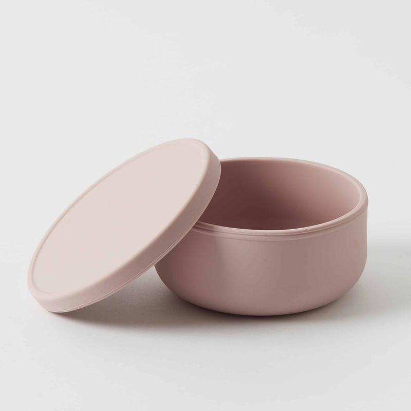 Nordic Kids - Henny Silicone Bowl W/Lid - Musk