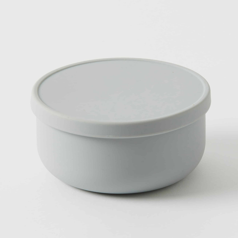 Nordic Kids - Henny Silicone Bowl W/Lid - Steele