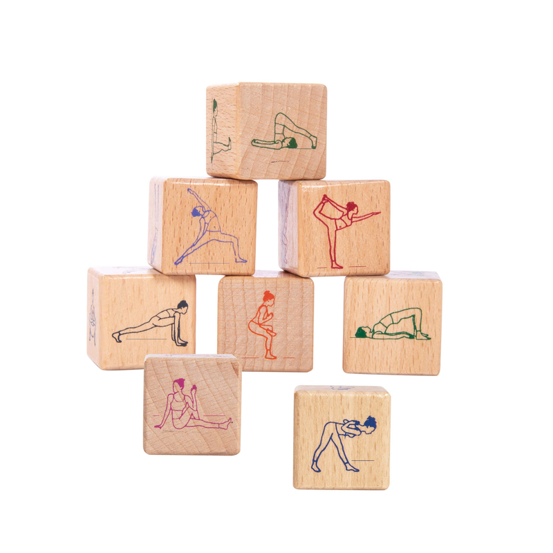 Is Gift - Wooden Yoga Dice Set