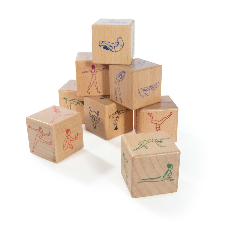 Is Gift - Wooden Yoga Dice Set