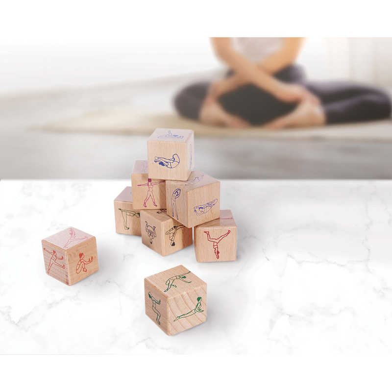 Is Gift - Wooden Yoga Dice Set