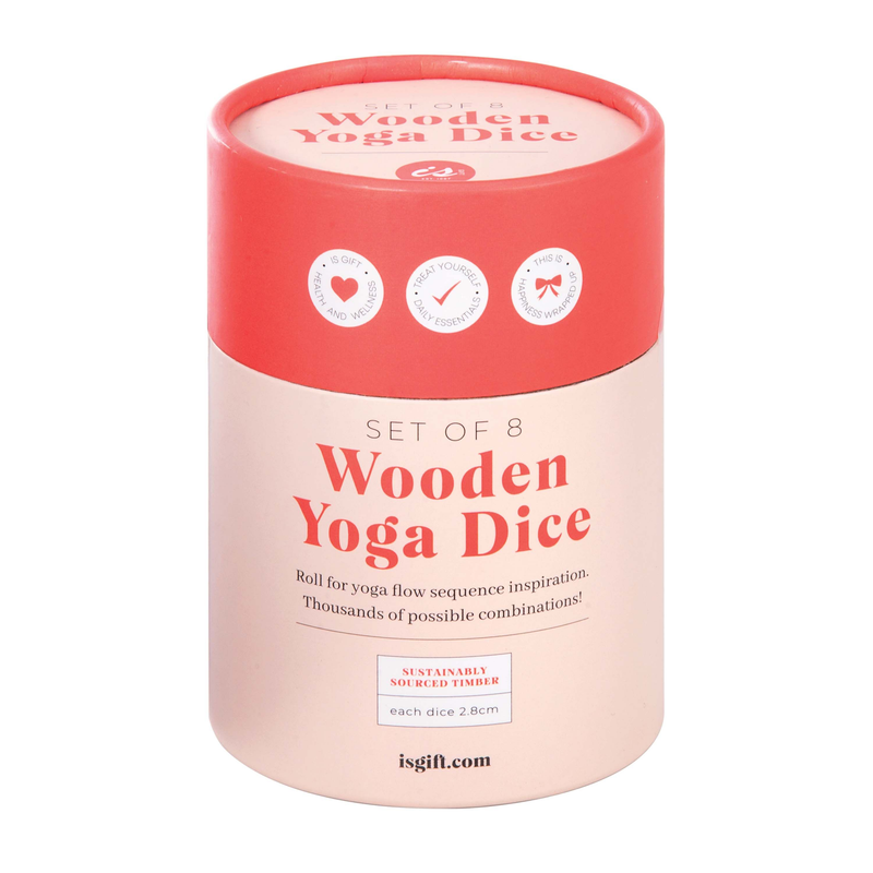 Is Gift - Wooden Yoga Dice Set