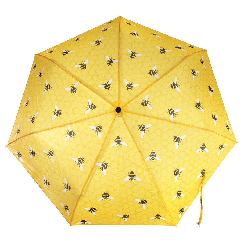 Is Gift - Foldable Umbrella - Bees Yellow