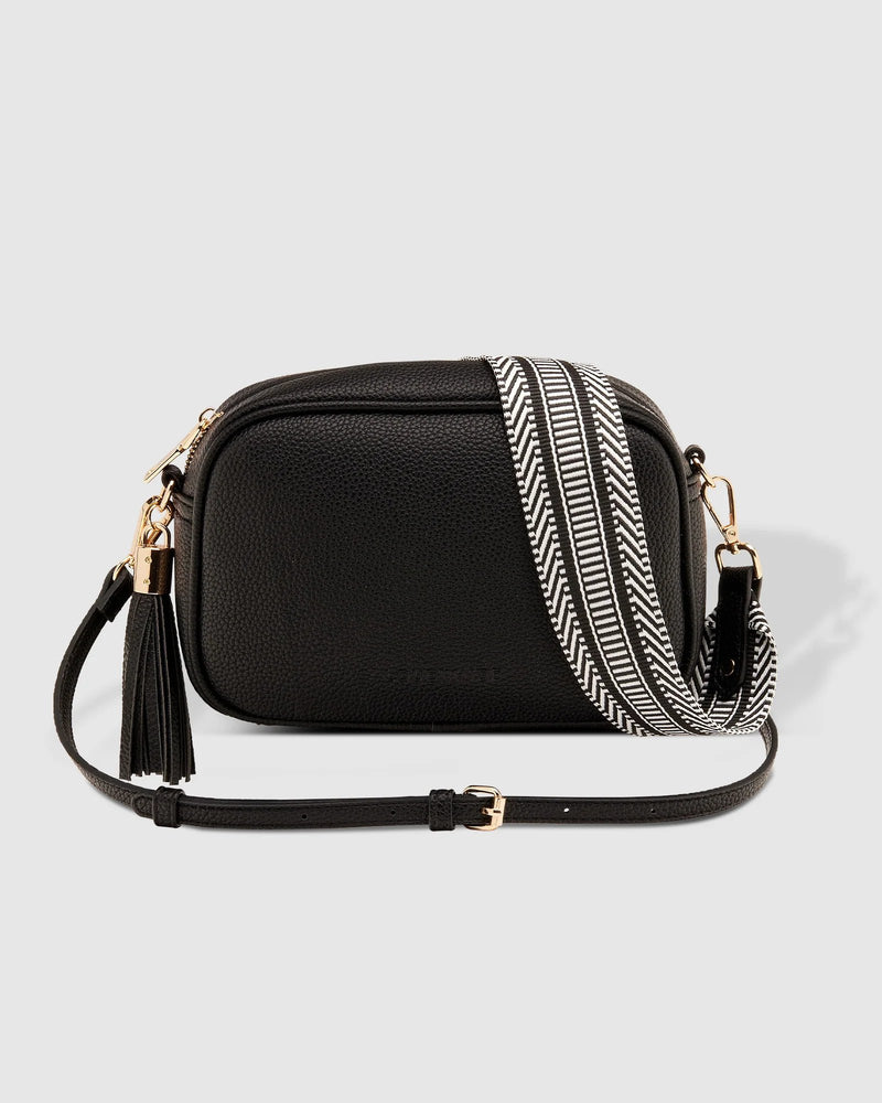 The Louenhide Jacinta Black White Crossbody Bag