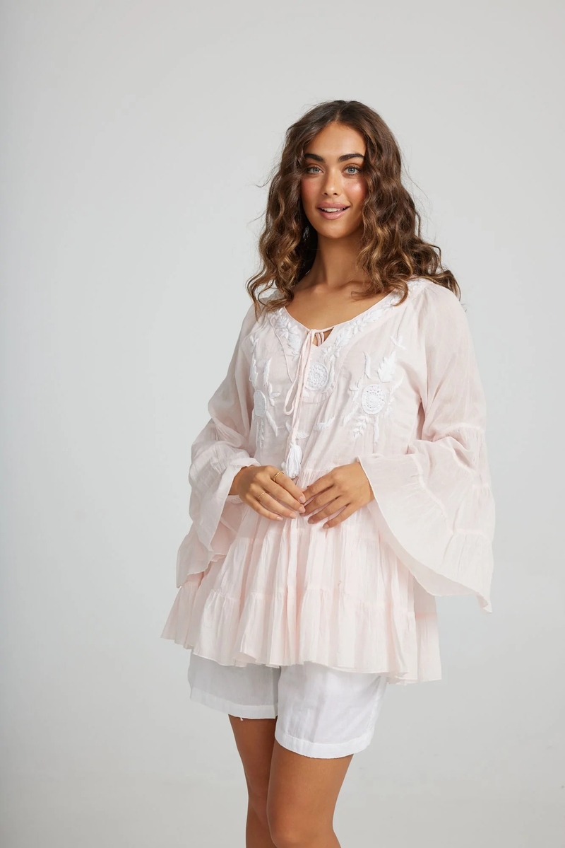 Holiday Trading Co - Jamaica Top - Pink Sorbet