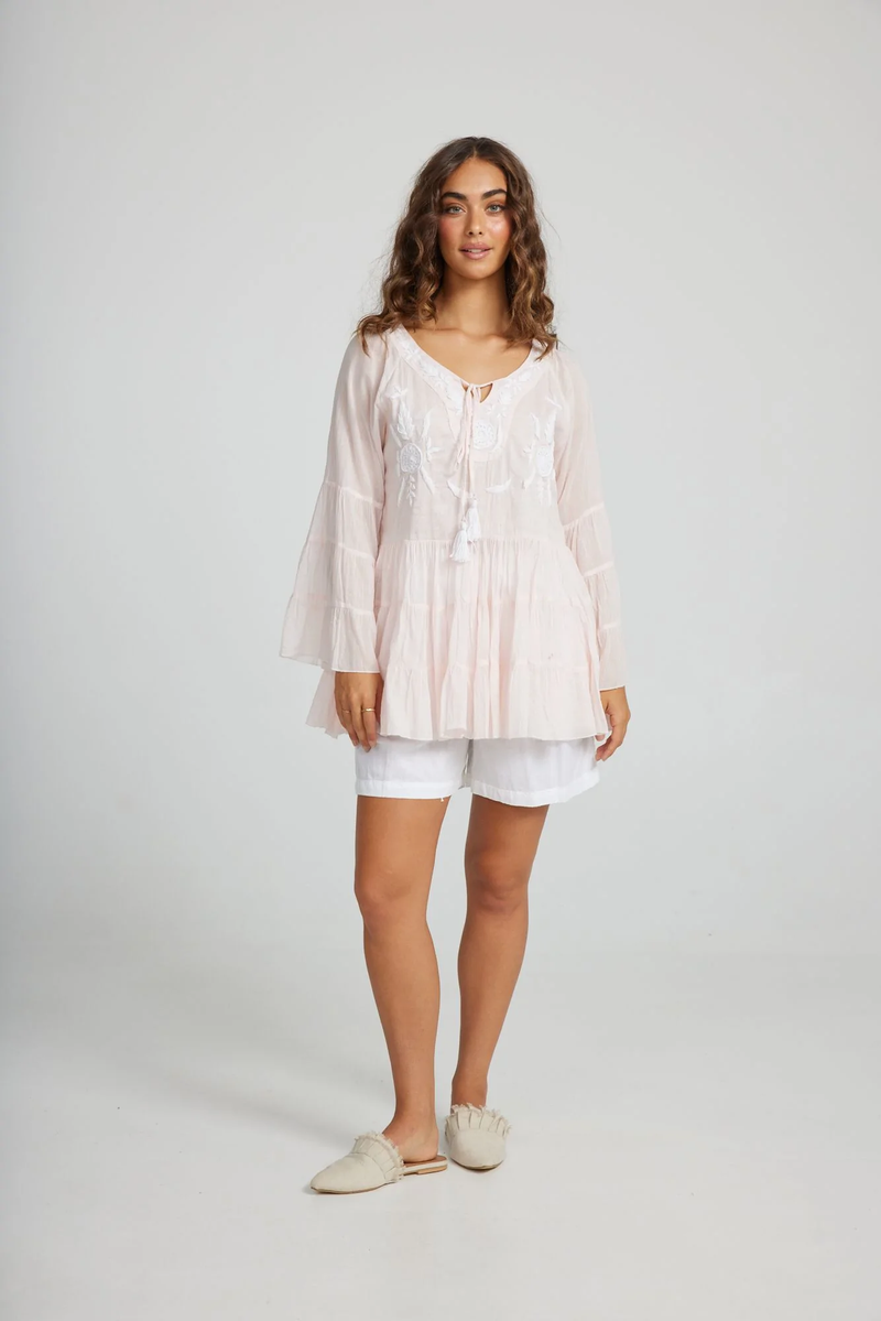 Holiday Trading Co - Jamaica Top - Pink Sorbet