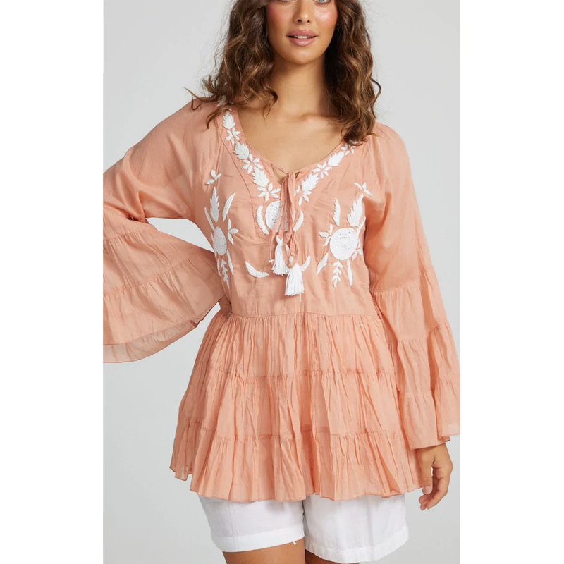 Holiday Trading Co - Jamaica Top - Terracotta